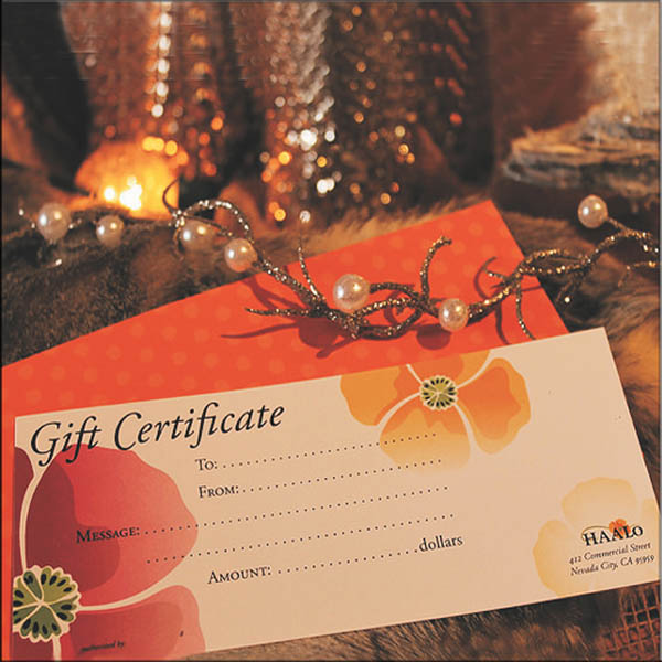 Certificate Printing sample