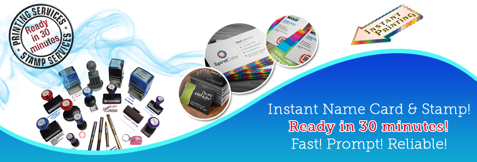 Xprint Instant Printing Services Singapore - Name Cards, Flyers, Stamps and More