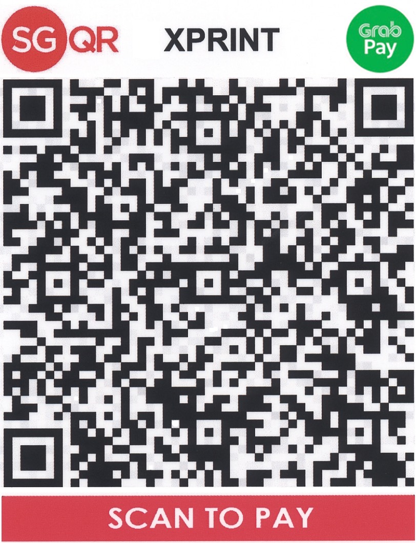 GrabPay QR code for Xprint
